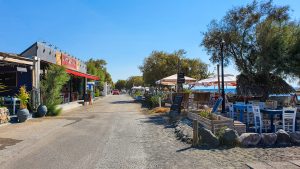 Restauracje na plaży Agios Georgios